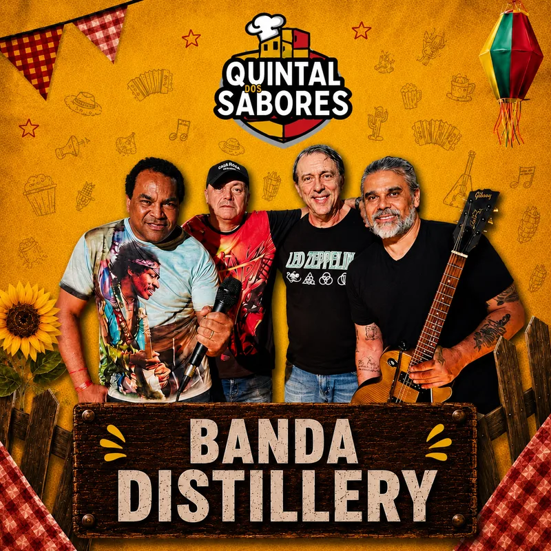 Banda Distillery — atração do Festival Quintal dos Sabores