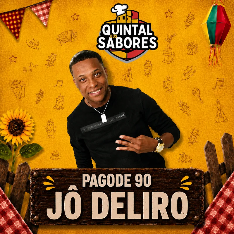 Pagode 90 — Jô Deliro — atração do Festival Quintal dos Sabores